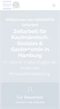 Mobile Screenshot of hanseaten-zeitarbeit.de